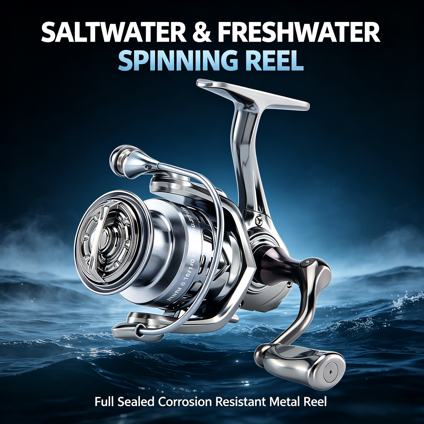 🎣Dolphin Advance Edition Spinning Reel,5.2:1Gear Ratio,Freshwater Fishing Reels🐟