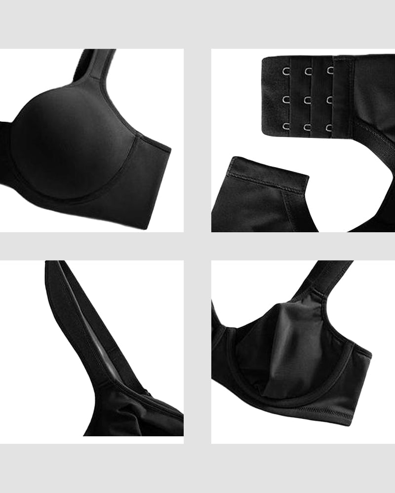 Soft Plus Size Full Coverage Unlined Minimizer Bra