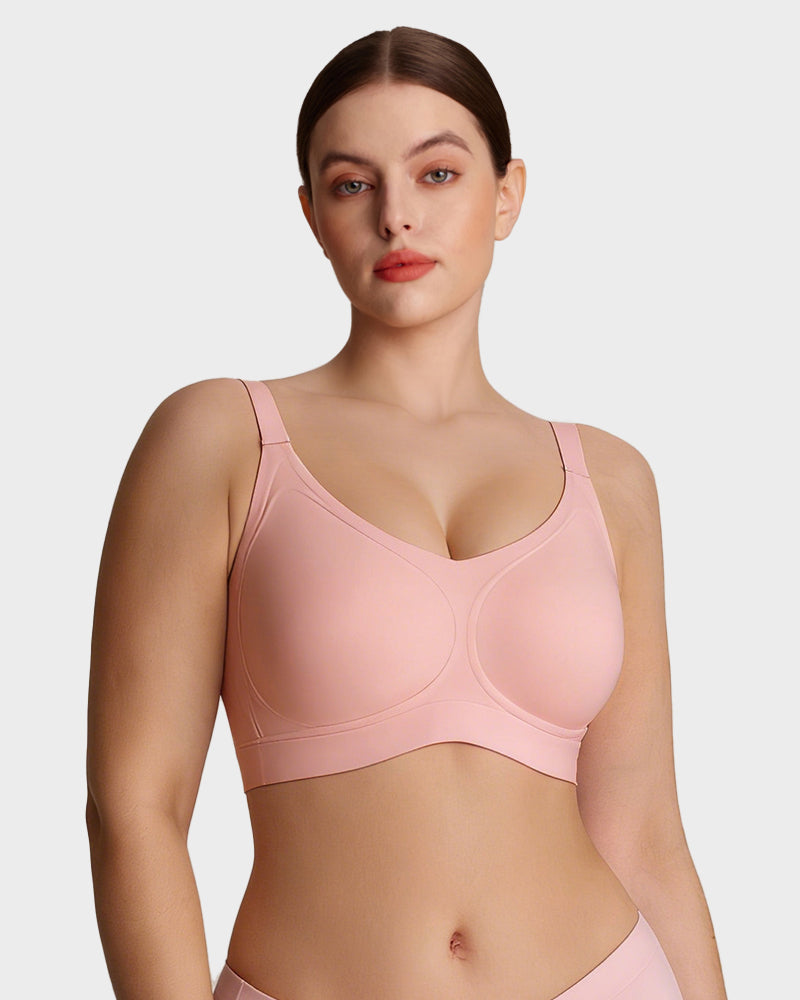 Wireless V-Neck Back & Side Smoothing Bra