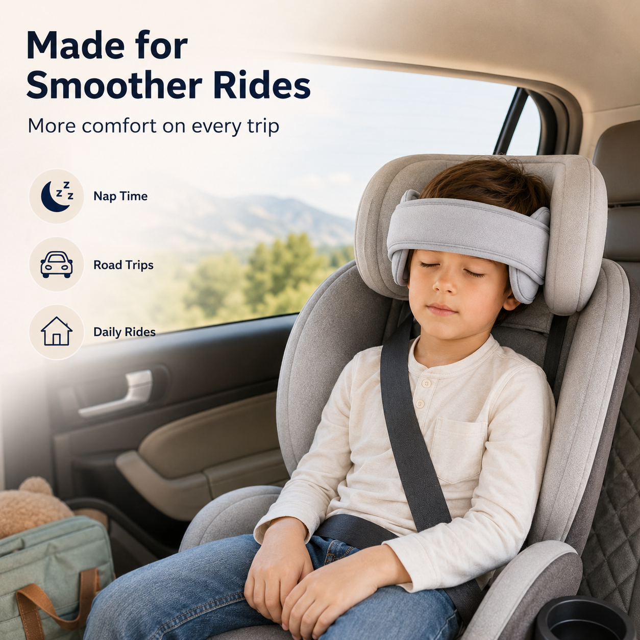 Child Car Seat Neck Support Brace