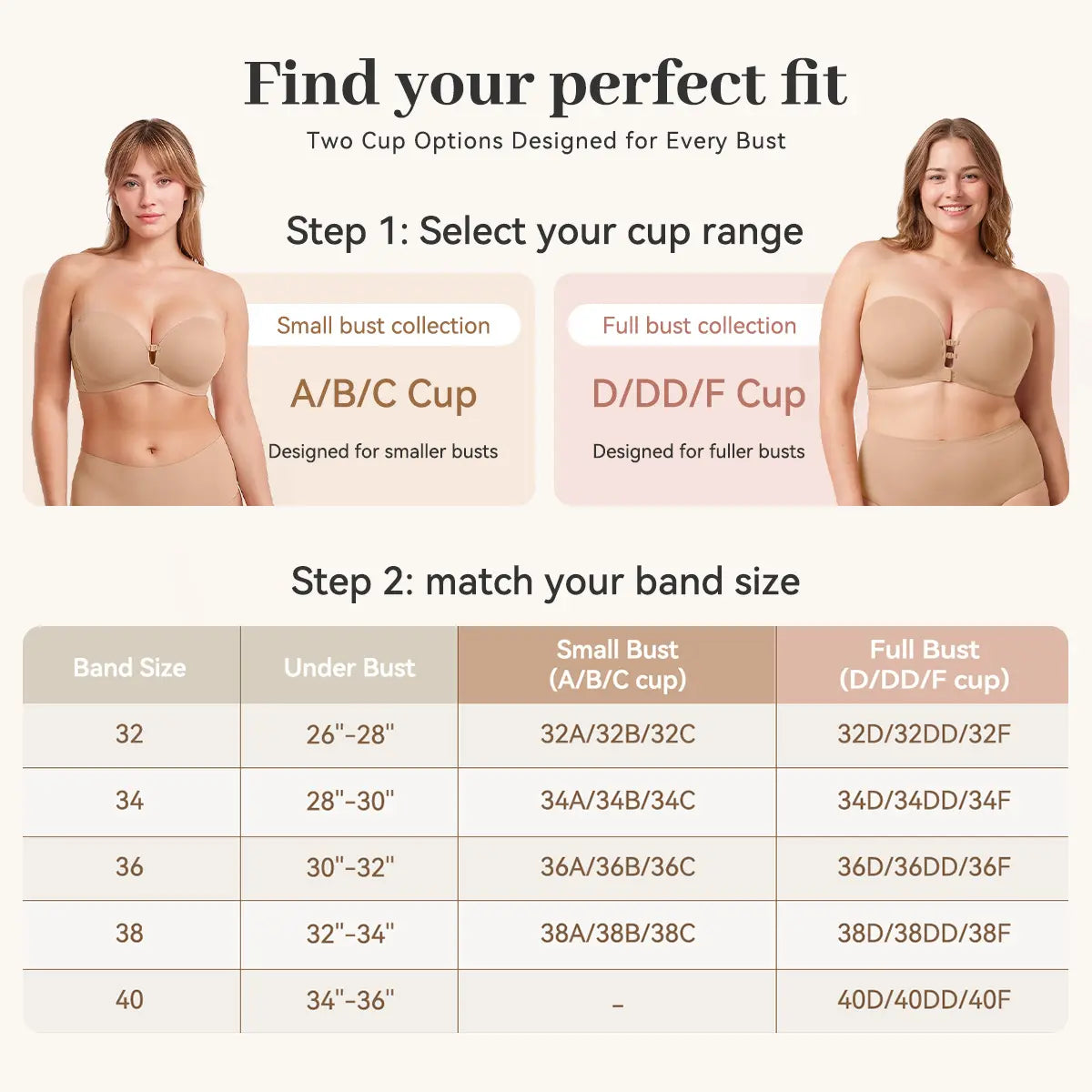 🔥 2026 HOT SALE | Non-Slip Strapless Push-Up Bra – Lift & Stay Secure