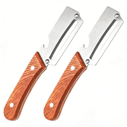 HOT SALE🔥 Household Stainless Steel Sharp Peeler with Built-In Bottle Opener for Fruits & Vegetables