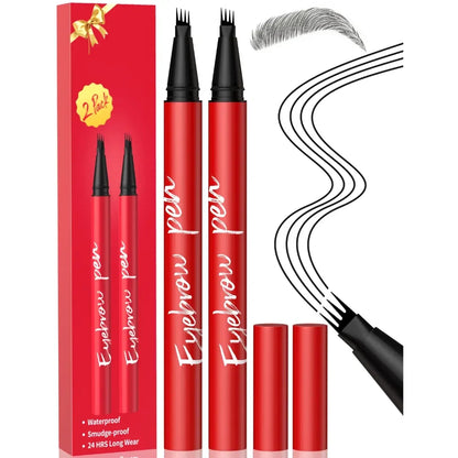 2-Pack Eyebrow Pens – Natural Hair-Like Strokes