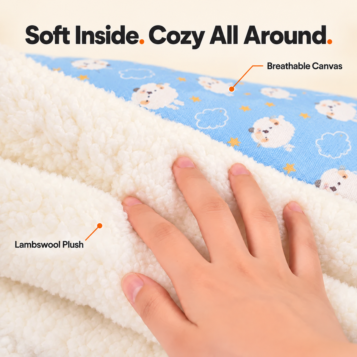 🐾 Cozy Cat Sleeping Bag – Soft Plush-Lined Bed for Burrowing & Snuggling 💤