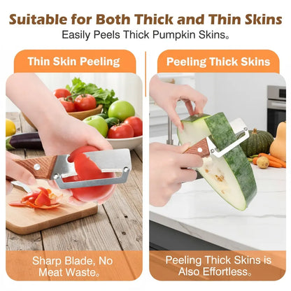 HOT SALE🔥 Household Stainless Steel Sharp Peeler with Built-In Bottle Opener for Fruits & Vegetables