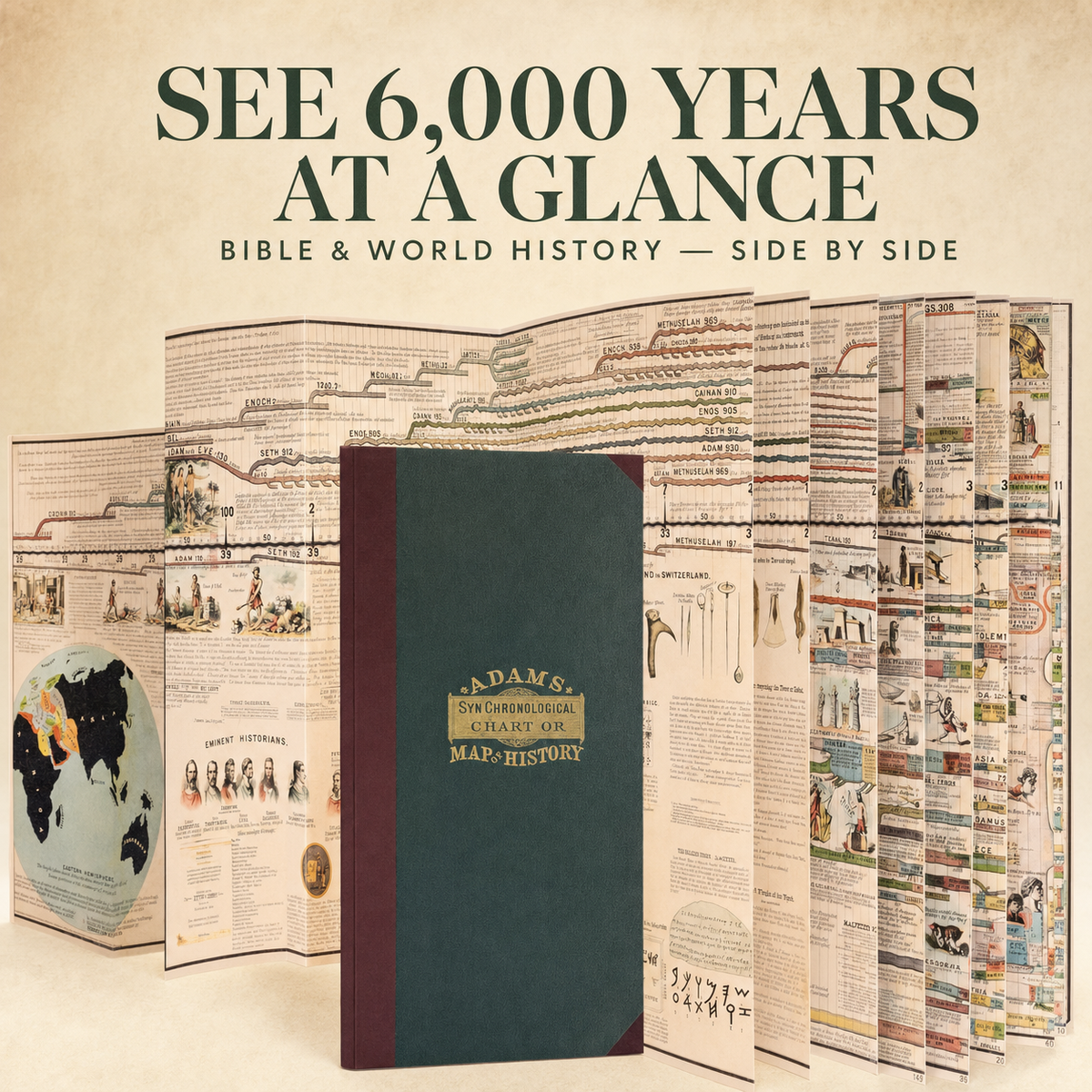 Adams Time Chart 3.0 cover and folded chart