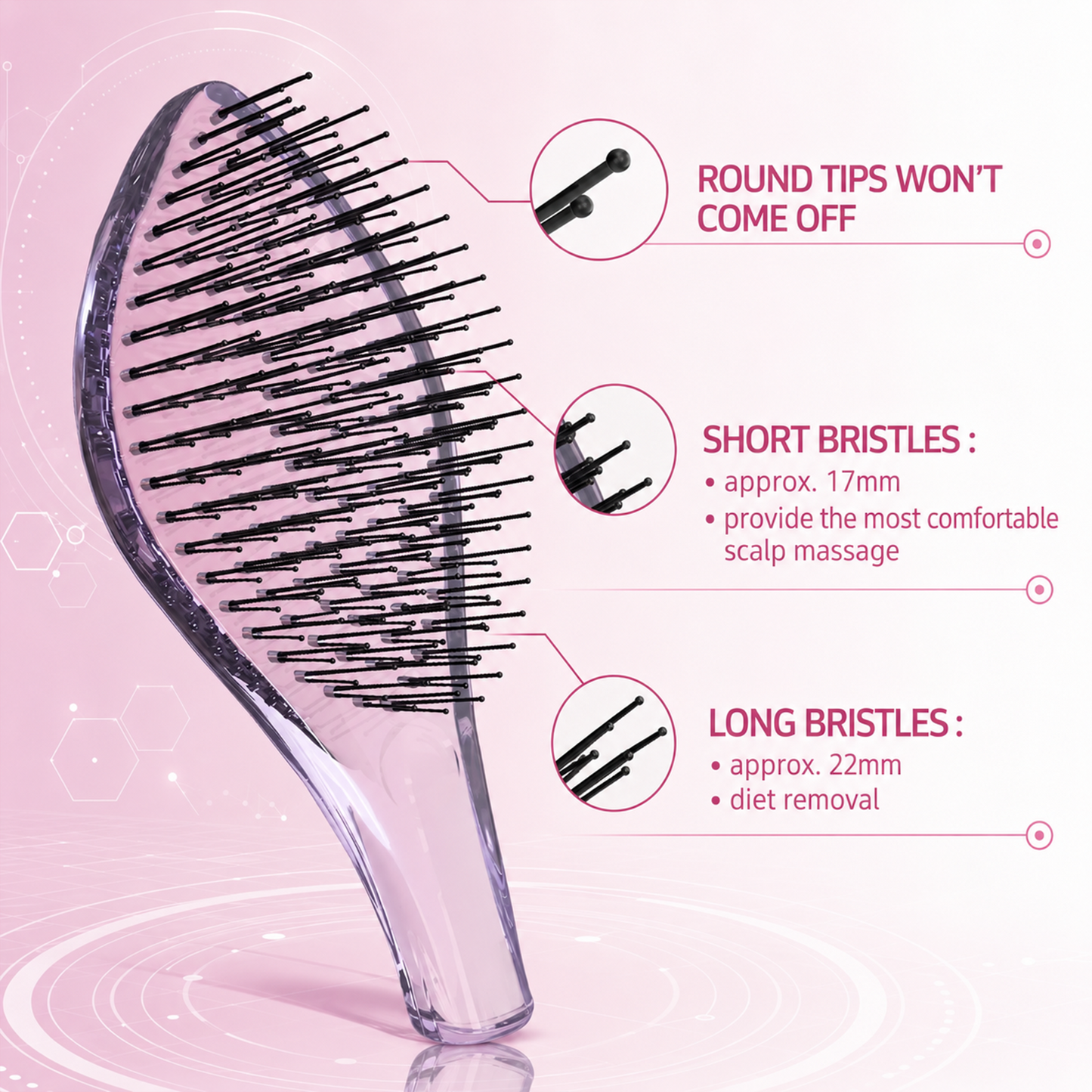 Detangling Hair Brush – Smooth & Painless Styling
