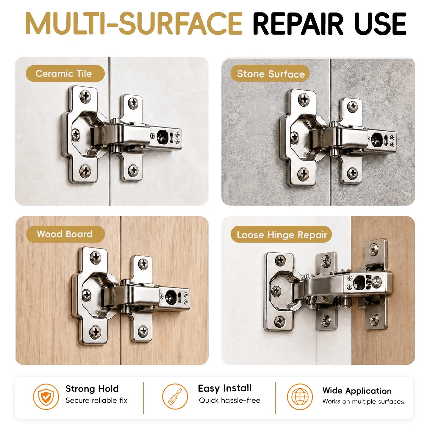 🔥Limited Time 49% OFF⚡🔩6×14mm Hinge Thread Repair Screws | Stripped Hole Expansion Anchors