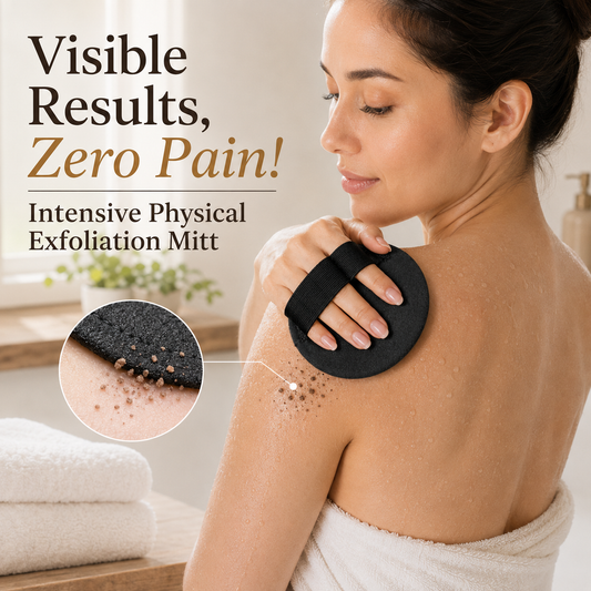 🧽 4 Counts Soft Exfoliating Shower Scrubber🔥Effectively cleanses the body and gently exfoliates