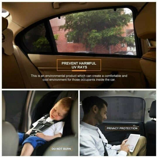 Universal car window screens （2pack）