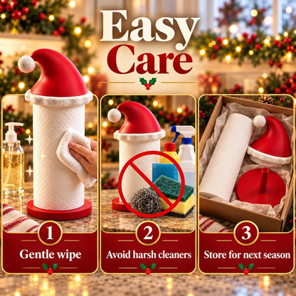 Santa Hat Paper Towel Holder | Festive Kitchen Decor 🎅🎄