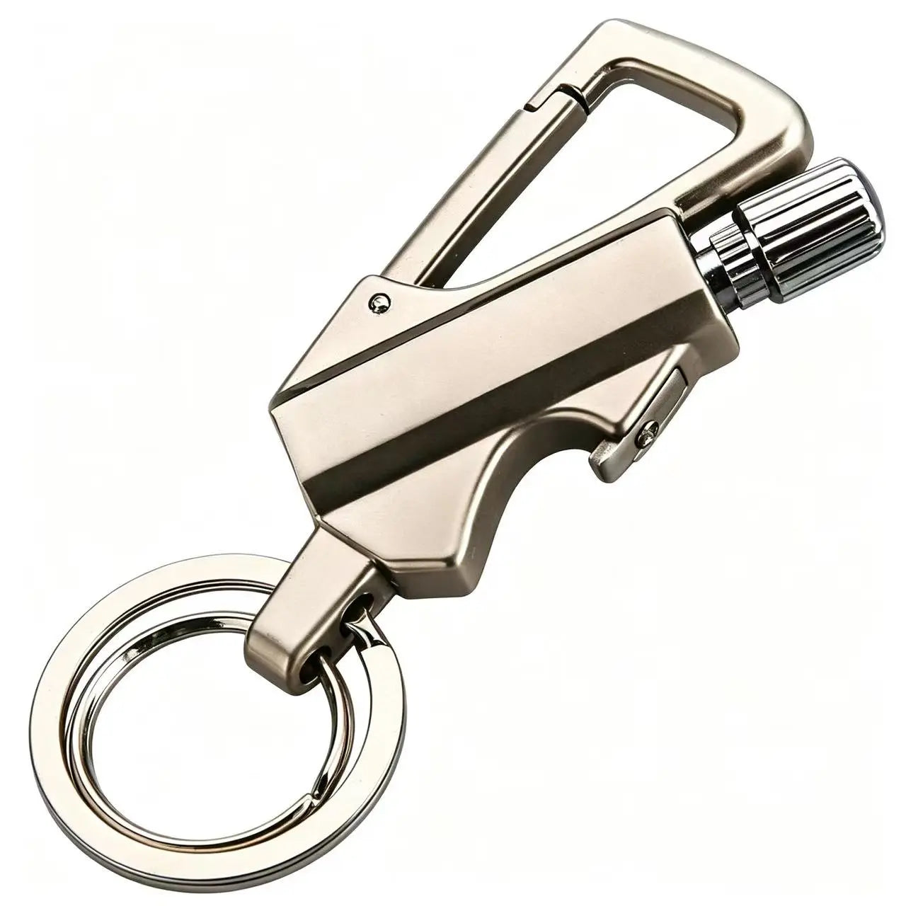 Premium 3-in-1 Tactical EDC Keychain | Heavy-Duty Carabiner Tool ⚙️