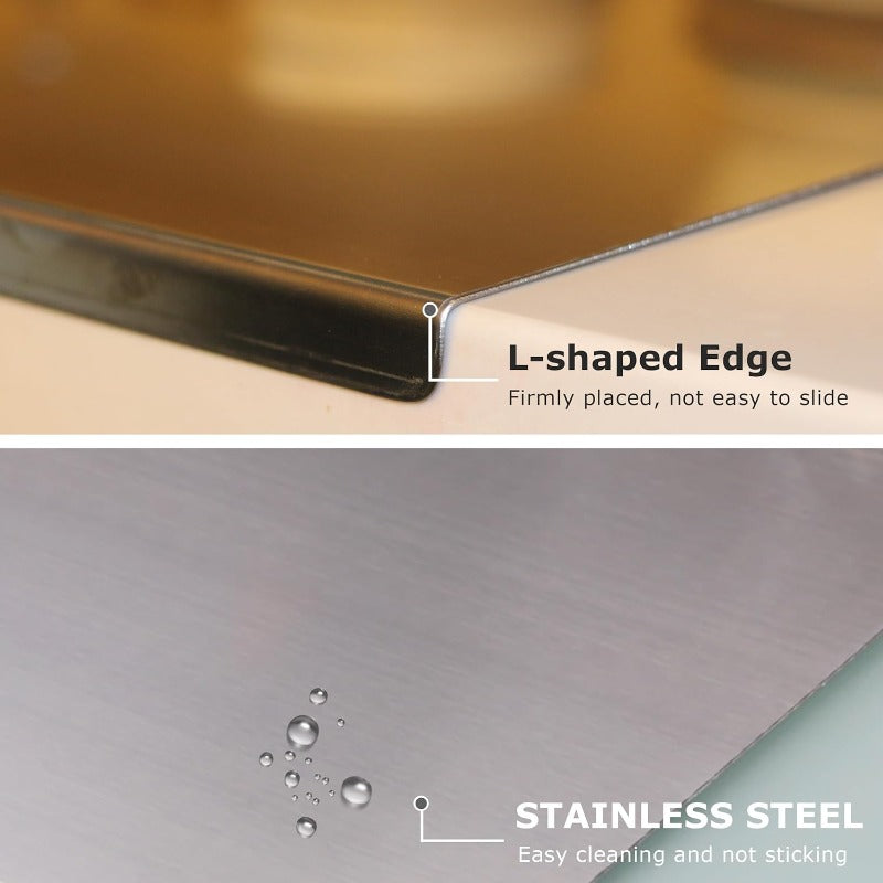 💥Limited Time 49% Off!Stainless Steel Cutting Board, Hygienic & Easy to Clean