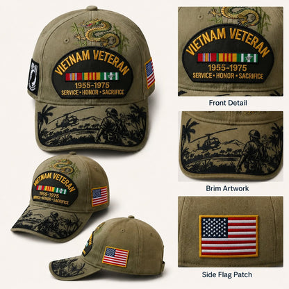 🔥🔥🔥Last Day Promo: 49% OFF 🎖️ - Vietnam Veteran Tribute Cap