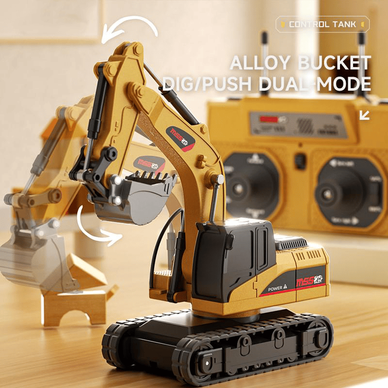 🚜 1:64 Premium Alloy Mini RC Construction Set
