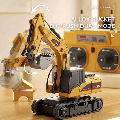 🚜 1:64 Premium Alloy Mini RC Construction Set