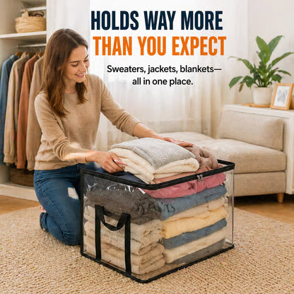 2026 Home Essentials Kit ✨Premium Clear Clothing Storage Bag