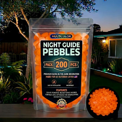 💥Hot SALE 48%OFF💥🌈Colorful Glow-in-the-Dark Garden Stones