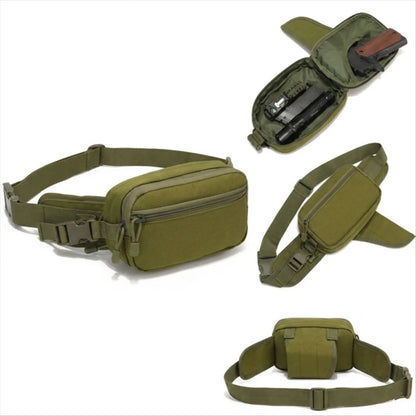 Multifunctional Concealed Carry Hip Bag with Rapid-Access Holster