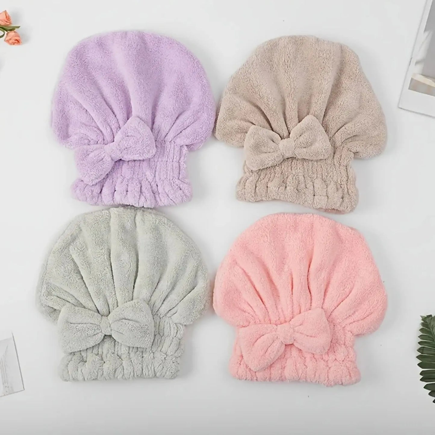 Super Absorbent Hair Towel Wrap Set 💧🎀
