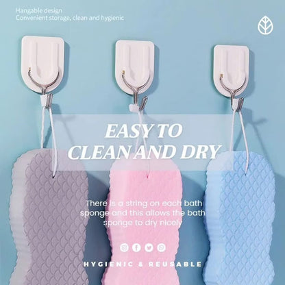 ⏰49% OFF TODAY🔥3D Super Soft Exfoliating Bath Sponge🎁BUY 1 GET 1 FREE⏰