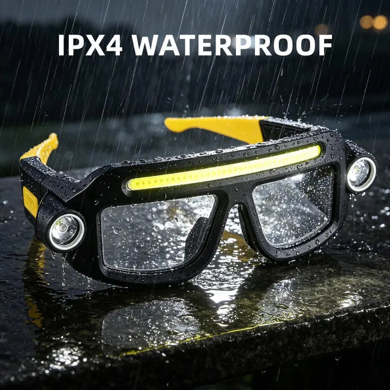 Rechargeable LED Headlamp Glasses