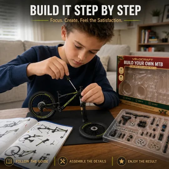 🔥Limited Time 50% OFF - 🚲DIY Mountain Bike Model Kit – Build, Display & Collect