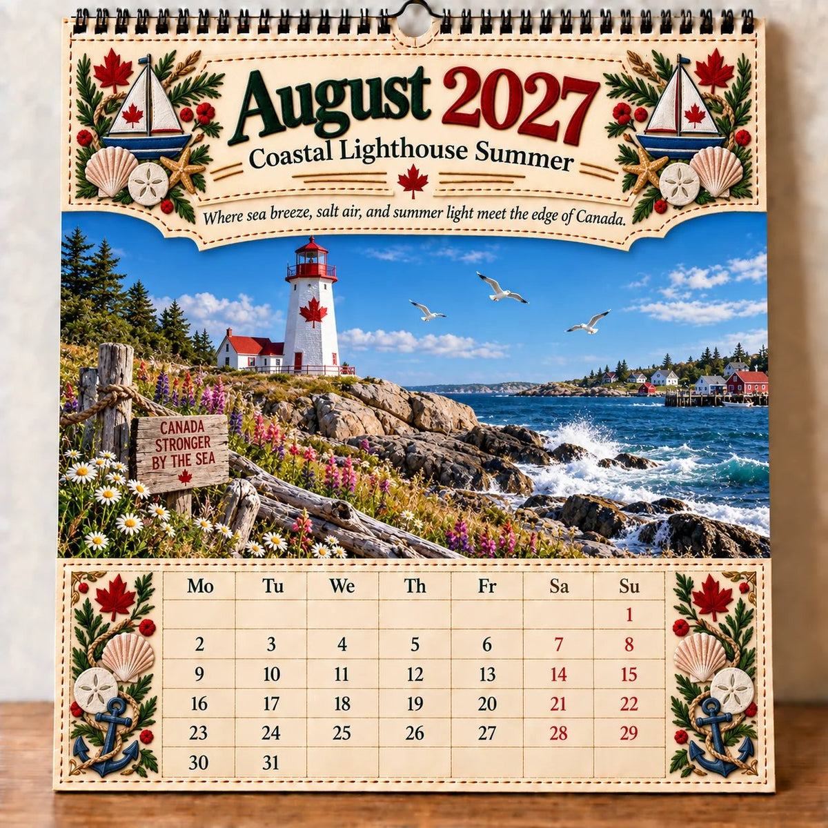 🔥LAST DAY 50% OFF -- 🇨🇦🍁 2027 Canada 160th Anniversary Wall Calendar 🍁🇨🇦