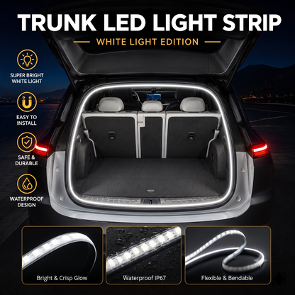 Ultra-Bright Dynamic Trunk LED Light Strip | Fits All Cars & Cut-to-Fit 🚗✨