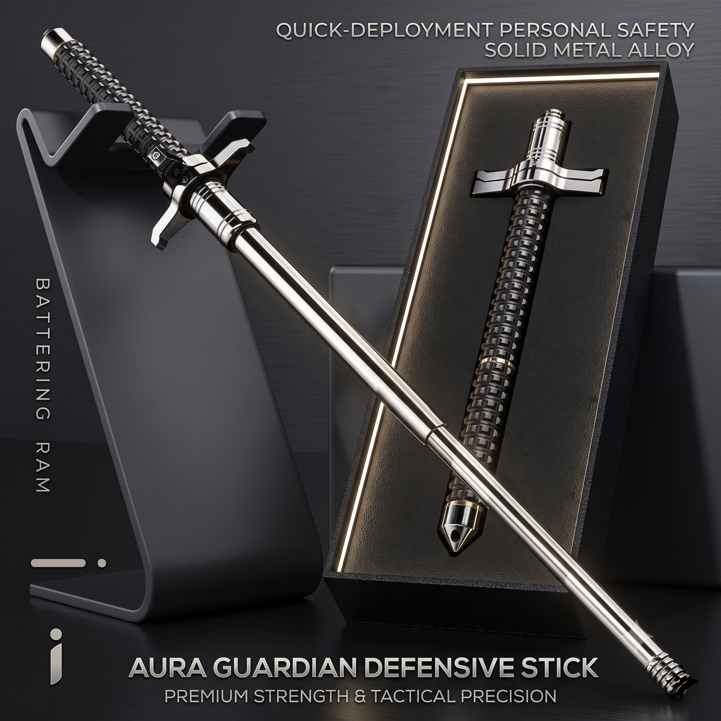 Quick-Deploy Tactical Survival Stick | Heavy-Duty Outdoor Gear ⚙️