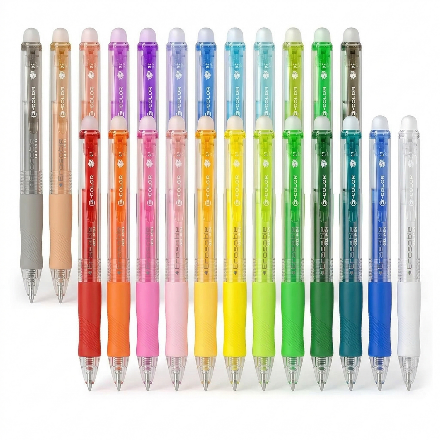 🎁Last Day Promotion 49% OFF🔥 Retractable Erasable Gel Pens | 0.7mm Fine Point - 12/24/36 Color Set