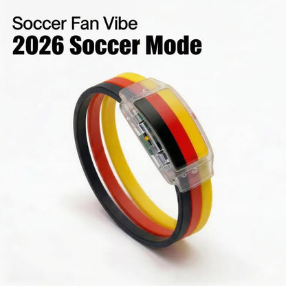 2PCS LED Light Up National Flag Wristbands