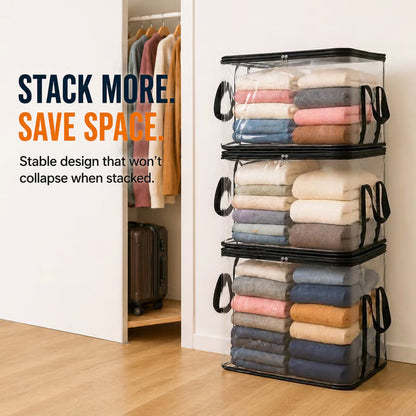 2026 Home Essentials Kit ✨Premium Clear Clothing Storage Bag