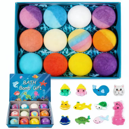 🔥LAST DAY 55% OFF - 🛁✨Natural Bath Bombs for Kids with Mega Bubbles & Surprise Inside🦄 Same as in the video