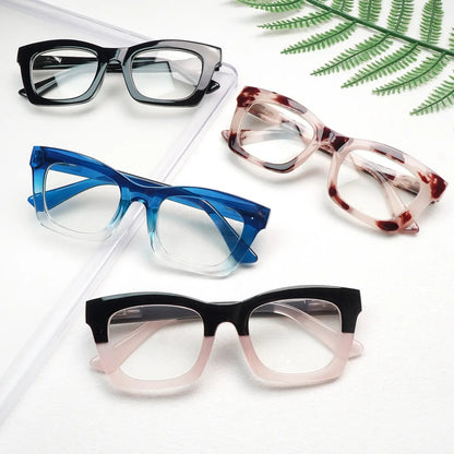 Hot Sale👓Anti Blue Light Glasses Set 4 Pairs Oprah Style Unisex Reading Glasses