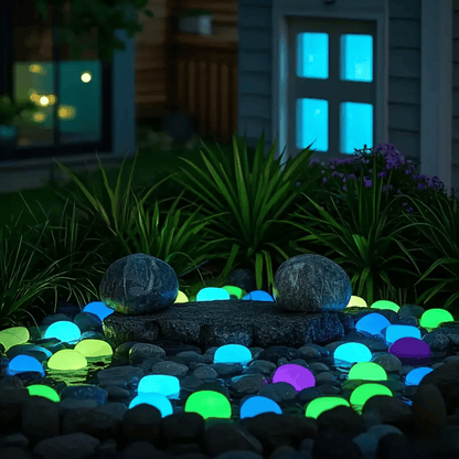 💥Hot SALE 48%OFF💥🌈Colorful Glow-in-the-Dark Garden Stones