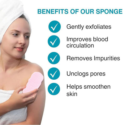 ⏰49% OFF TODAY🔥3D Super Soft Exfoliating Bath Sponge🎁BUY 1 GET 1 FREE⏰
