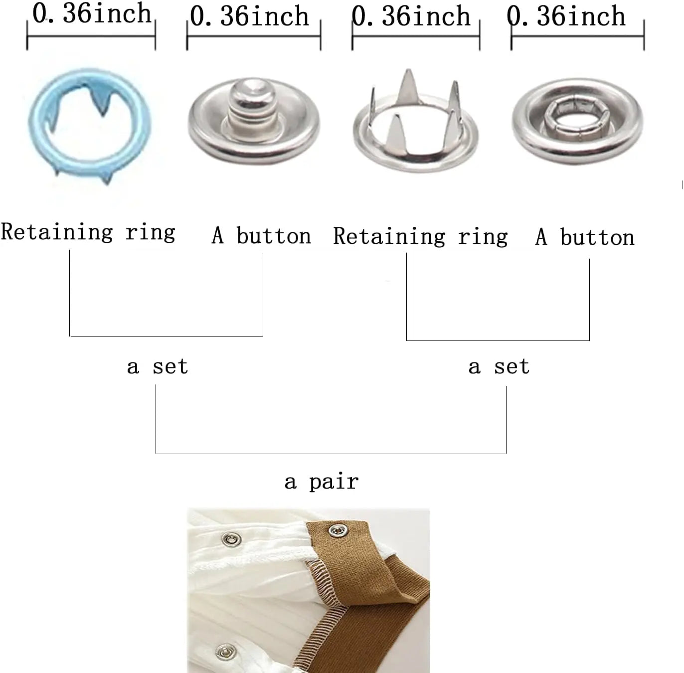 🔥HOT SALE 49% OFF✨100 pcs Invisible Colored Metal Buckle & Manual Pressure Pliers Kit