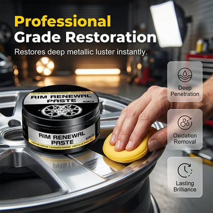 ✨ All-in-One Wheel Care & Restoration Paste | Clean, Polish & Protect 🚗