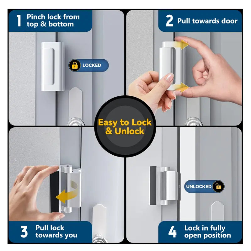 🔥Childproof Home Security Door Reinforcement Lock