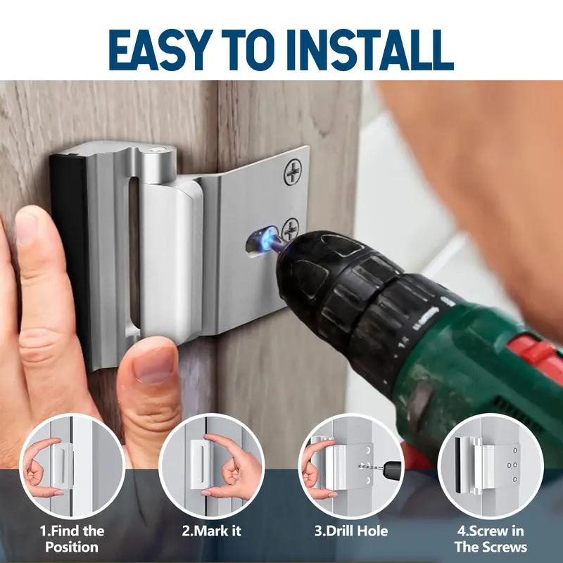 🔥Childproof Home Security Door Reinforcement Lock