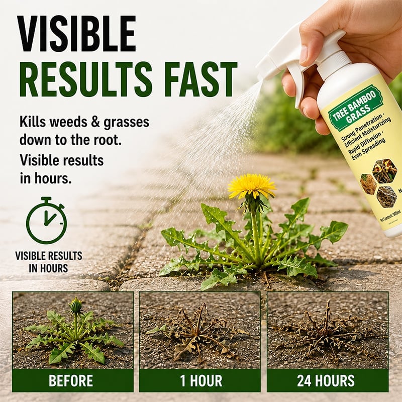 🌿🔥Fast-acting Natural Weed & Grass Killer Spray
