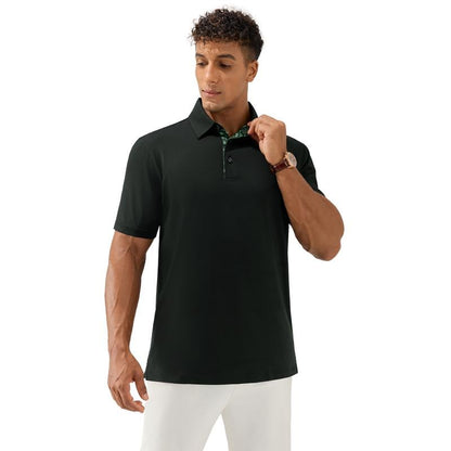 ⚡Hot Sales 49% OFF🔥3-Pack Men's Polo Shirts – Soft-Touch Short Sleeve Smart Casual Top for Work, Travel & Summer Wear