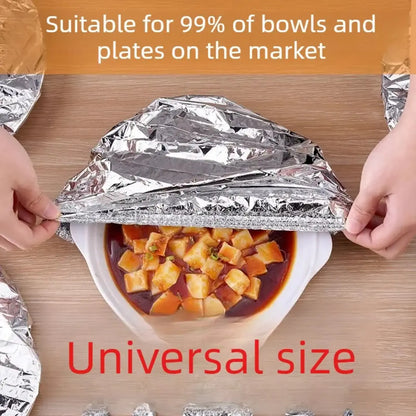 KeepFresh™ Aluminum Foil Food Cover 🍲✨