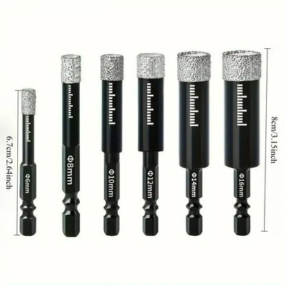 2026 Hot Sale💎 6PCS Diamond Drill Bits Set