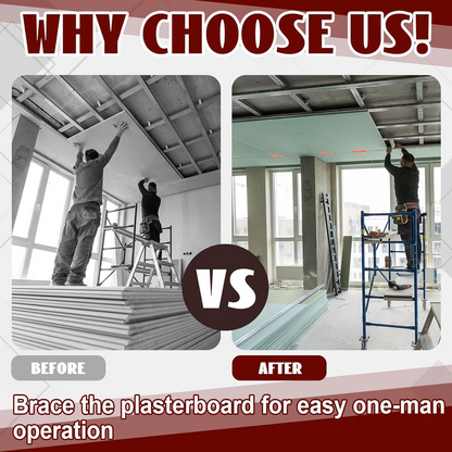 Drywall Fitting Tool for Solo Ceiling & Wall Installation