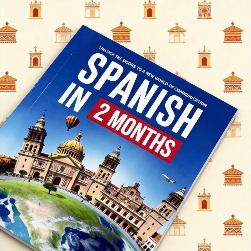 🎁 LAST DAY: 55% OFF!📚 Spanish in 2 Months: Ultimate Workbook with Slang & Conversations ✨