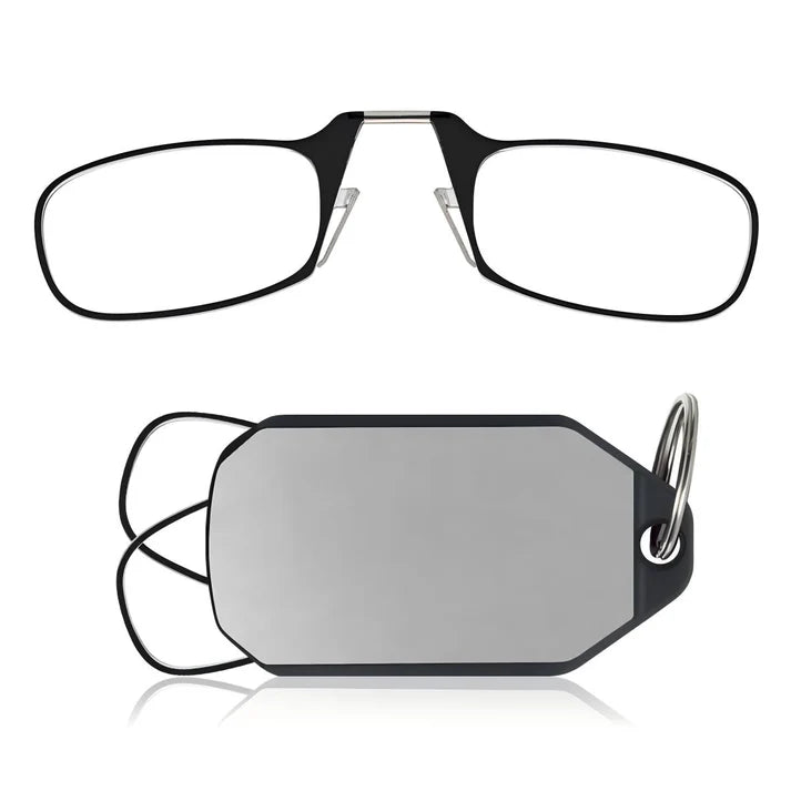 🔥Slim Folding Keychain Reading Glasses - Clips Anywhere, Reads Anytime🔑