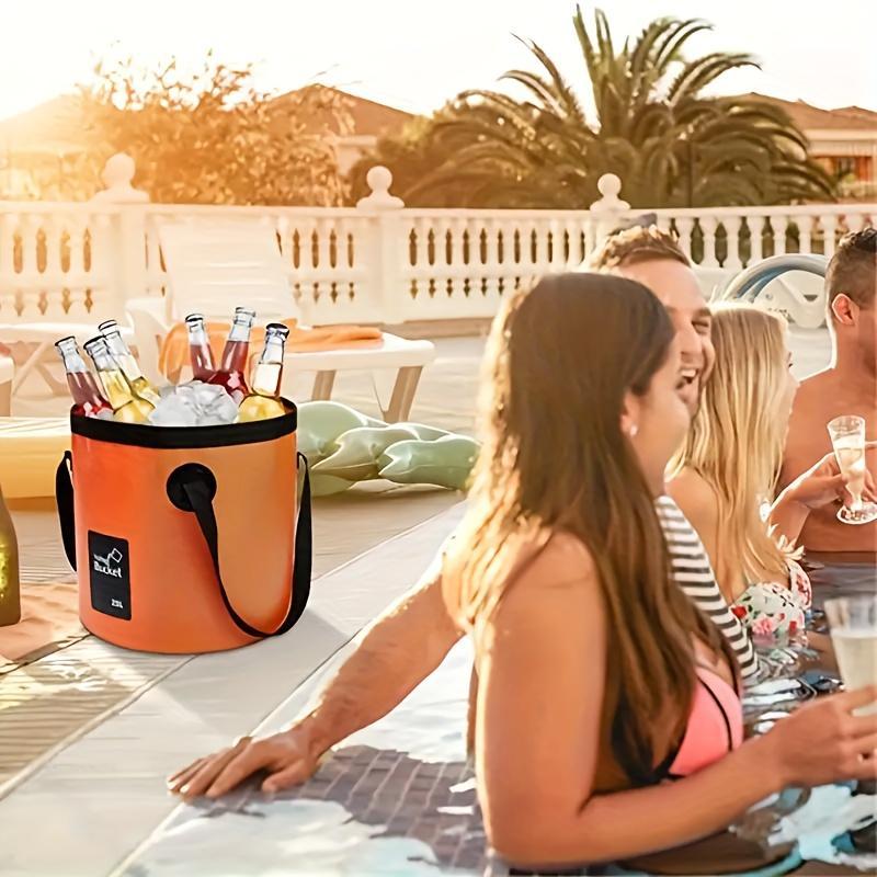 🔥Best Seller⚡🏕️Collapsible Folding Water Bucket 12L/20L, Portable PVC Outdoor Bucket