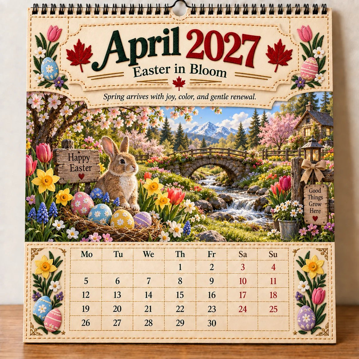 🔥LAST DAY 50% OFF -- 🇨🇦🍁 2027 Canada 160th Anniversary Wall Calendar 🍁🇨🇦